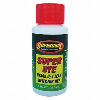 SUPERCOOL A/C Leak Detection Dye 1 Oz, 4LTU7