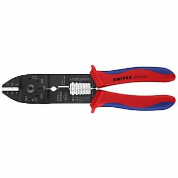 KNIPEX Insulated Crimper 10-18 AWG 9-1/4 In L, 10U154