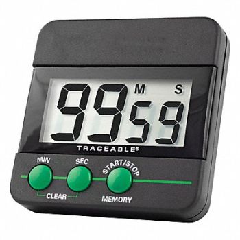TRACEABLE Count Down Timer 2.50 Hx2.50 Wx0.50 D, 4YMT6