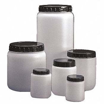 DYNALON Jar 125mL Plastic Wide PK10, 8MWC8
