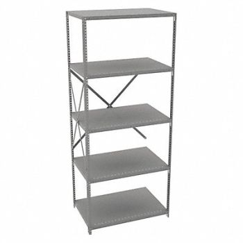 TENNSCO Metal Shlvng Cap 800 lb 24inx84inx36in, 9A730