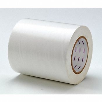 GRAINGER APPROVED E7755 Floor Tape White 6 inx180 ft Roll, 9ACD6