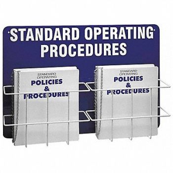 BRADY Safety Information Center 4-3/4 in D, 9ACJ7