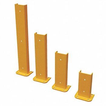 VESTIL Pallet Rack Guard 8-1/16 W 24 H Steel, 9ADM2