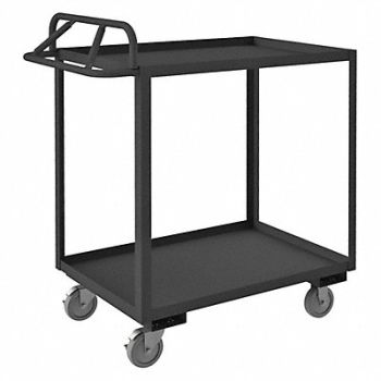 GRAINGER APPROVED Utility Cart 1 200 lb Steel, 9ADT4