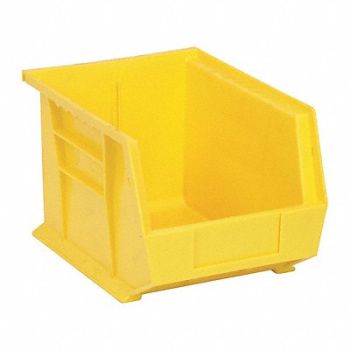 QUANTUM STORAGE SYSTEMS F0604 Hang and Stack Bin Yellow PP 7 in, 9AFK3