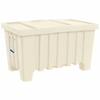 MYTON INDUSTRIES Bulk Container White, 9GR90
