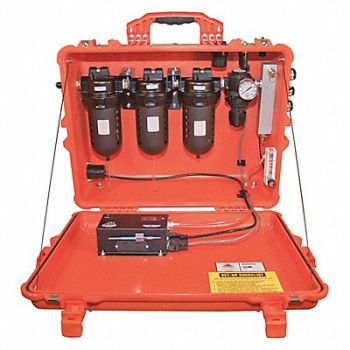 AIR SYSTEMS INTERNATIONAL Portable Filtration Panel 4 Users, 14A075