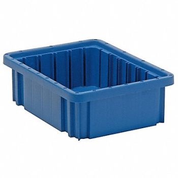 QUANTUM STORAGE SYSTEMS Divider Box Blue Polypropylene 12, 9AM14