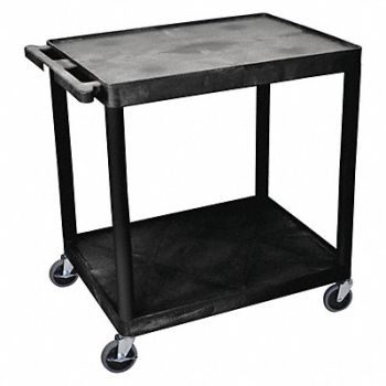 GRAINGER APPROVED Utility Cart 400 lb Load Cap. PE, 9APA4