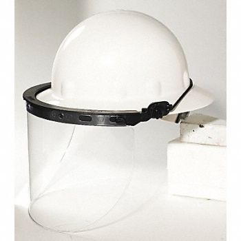 HONEYWELL FIBRE-METAL Faceshield Bracket Thermoplastic Black, 9ARR1