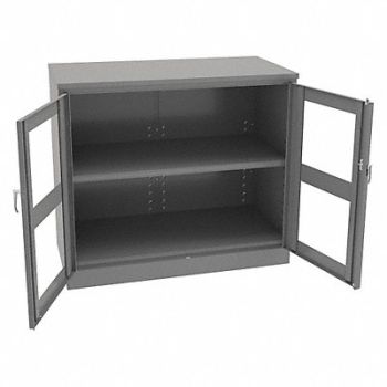 TENNSCO Storage Cabinet 42 x36 x24 MdGry 2Shlv, 9ATV0