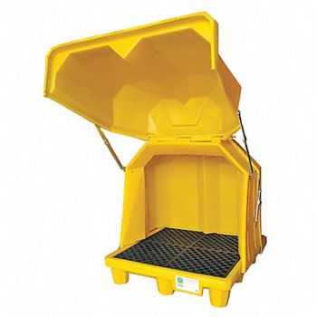 ULTRATECH Coverd Drum Spll Cntnmnt Pallet 54 in L, 9CG52