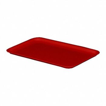 MOLDED FIBERGLASS E9332 Lid Red FiberglassReinfComp 9 3/4 in, 9CLH5