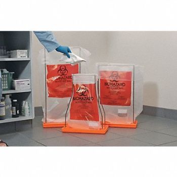 SP SCIENCEWARE Autocl Biohazard Bags 3 gal Clear PK100, 9CP32