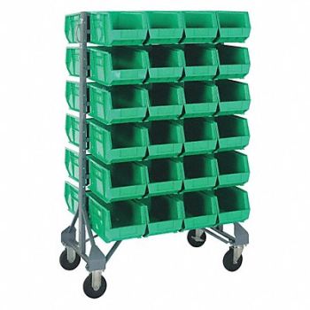 QUANTUM STORAGE SYSTEMS F1604 MoBinRailRk (48)7inx8 1/4inx14 3/4in, 9CP97