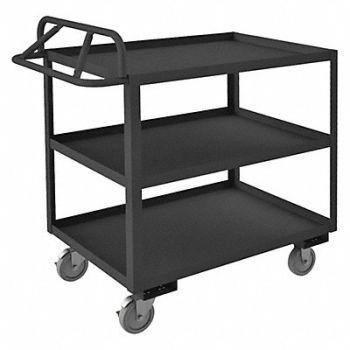 GRAINGER APPROVED Utility Cart 1 200 lb Steel, 9CUN9