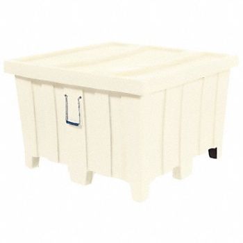 MYTON INDUSTRIES Bulk Container White, 9CVU3