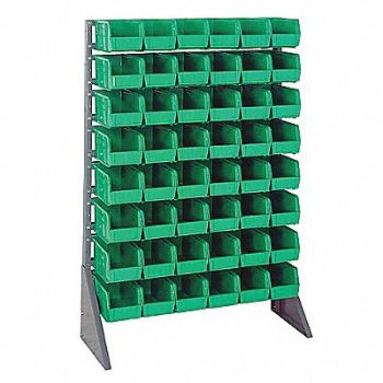 QUANTUM STORAGE SYSTEMS E1532 BinRailFlrRck 15inx54inx36in LdCp 37 lb, 9CWF0