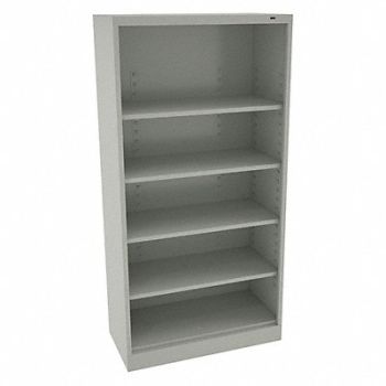 TENNSCO Bookcase Width 36 In 5 Shelf Grey, 9DFN5