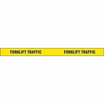 GRAINGER APPROVED Barricade Tape Yellow/Black 180ft x 2 In, 9DHZ6