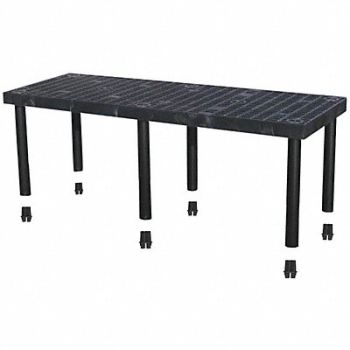 STRUCTURAL PLASTICS Plastic Shlving Open Add-On 24 H 1 Shelf, 9DKL2