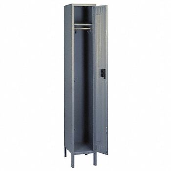 TENNSCO F0409 Lckr 1x1Lckr Gray 66 x12 x18 UnAssm, 9DNU3