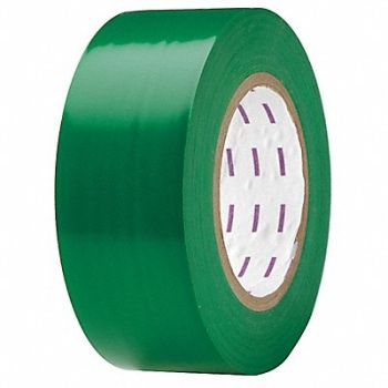 GRAINGER APPROVED F0295 Floor Tape Green 2 inx180 ft Roll, 9DPT8