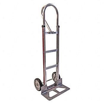 MAGLINER Hand Truck 500 lb 52 x18 x16-1/2 Silver, 9DRC7