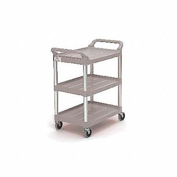 RUBBERMAID COMMERCIAL PRODUCTS Utility Cart 200 lb Load Cap. Plastic, 9DTT3
