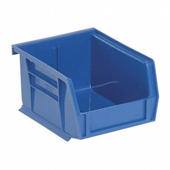 QUANTUM STORAGE SYSTEMS F0598 Hang and Stack Bin Blue PP 3 in, 9DUW8
