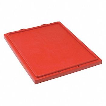 QUANTUM STORAGE SYSTEMS E1888 Lid Red Polyethylene 19 1/2 in, 9E076