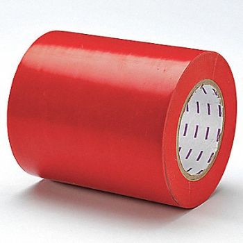 GRAINGER APPROVED E7755 Floor Tape Red 6 inx180 ft Roll, 9EKR2