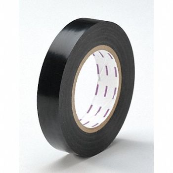 GRAINGER APPROVED Floor Tape Black 1 inx180 ft Roll, 3YRY8