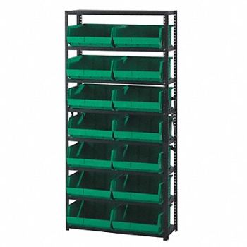 QUANTUM STORAGE SYSTEMS E1499 Bin Shlvng 12inx75inx36in Black, 8CZV4