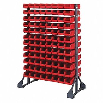 QUANTUM STORAGE SYSTEMS E1535 BinRailFlrRck 20inx54inx36in LdCp 133lb, 9EZR3