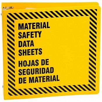 BRADY Binder Bilingual 3-3/4 in D, 9F338