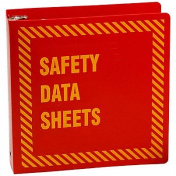 BRADY Binder English Polyethylene 3-3/16 in D, 9F348