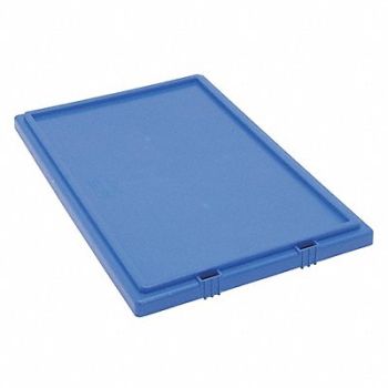 QUANTUM STORAGE SYSTEMS E1891 Lid Blue Polyethylene 24 3/16 in, 9F418