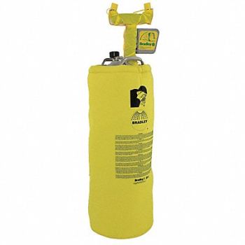 BRADLEY Portable Heated Eye Wash Station 15 gal., 9F558
