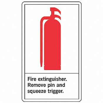 ACCUFORM Safety Label 5 in x 3 1/2 in Vinyl PK5, 9LMN2