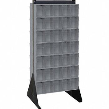 QUANTUM STORAGE SYSTEMS Bin Storage Rack Powder Coated 52 in, 9F663