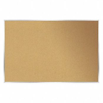 GHENT Bulletin Board Cork 18H x 24W In., 9F683