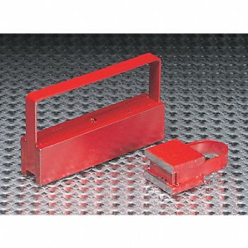 GRAINGER APPROVED Handle Magnet 100 lb 4L x 3/4W x 2-3/8H, 8AT74