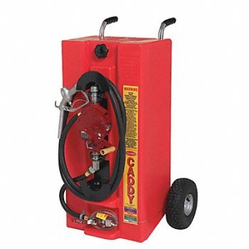 GRAINGER APPROVED Fuel Caddy 28 gal Gasoline Red, 9FA80