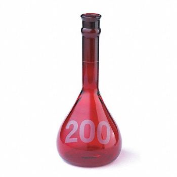 KIMBLE Volumetric Flask 500mL Clear PK6, 9E896