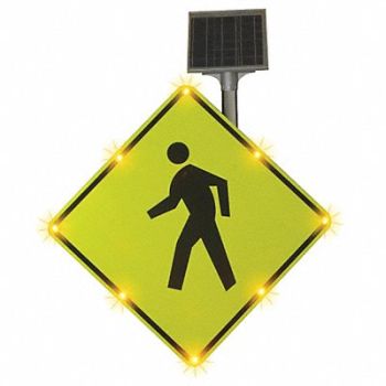 TAPCO LED Traffic Sign Aluminum 36 x 36, 9FDE9