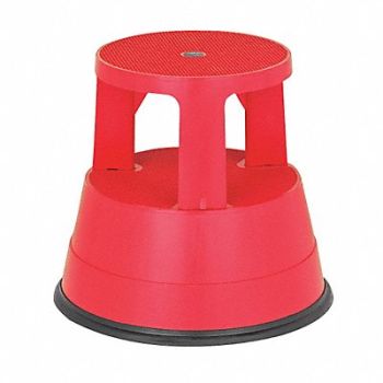 XTEND + CLIMB Office Step Stool Red 15 in H, 8NJR8