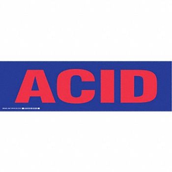 BRADY Label 7 in x 24 in Polyester, 9GDM7
