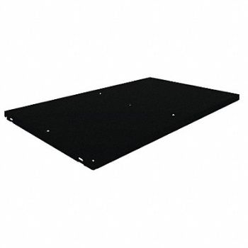 TENNSCO Shelf 48 In x 18 In x 1-5/16 In Black, 9GFD0